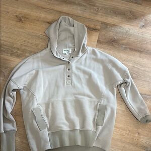 BUCKETLIST Beige Hoodie Sweatshirt